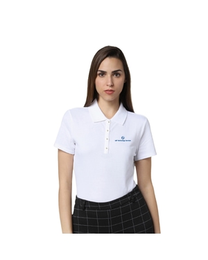 Vero Moda Jacquard Women's Polo T-shirt - White